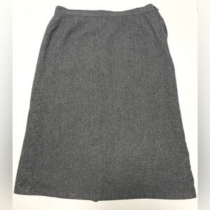 Vintage Pendleton Wool Pencil Skirt in Gray